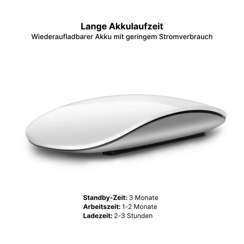 TravelLite Bluetooth-Maus - Ultra-dünn & leicht für Reisen