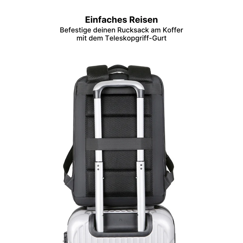 PowerPort 15-Zoll Geschäftsrucksack mit Diebstahlschutz