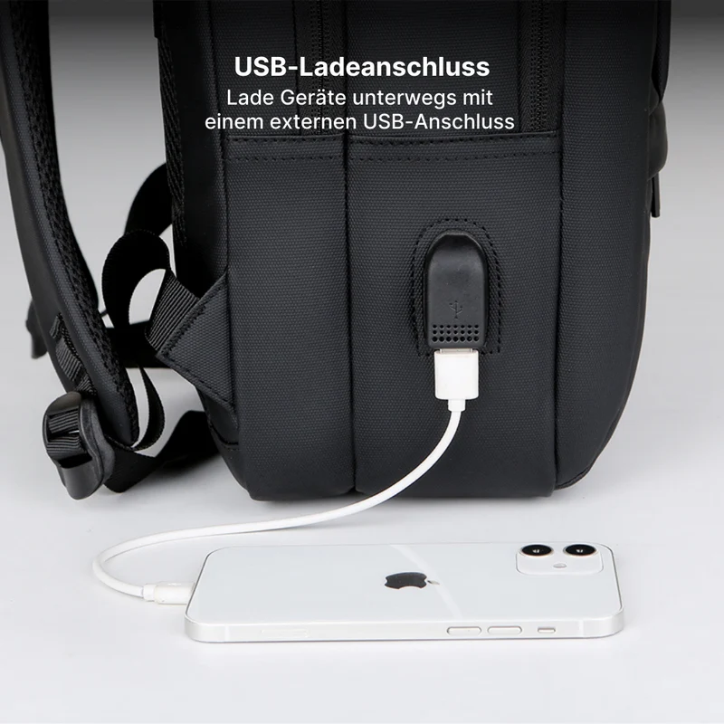 PowerPort 15-Zoll Geschäftsrucksack mit Diebstahlschutz