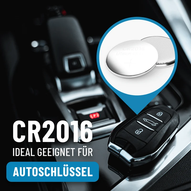 CR2016 Knopfzellen, 3 V Lithium