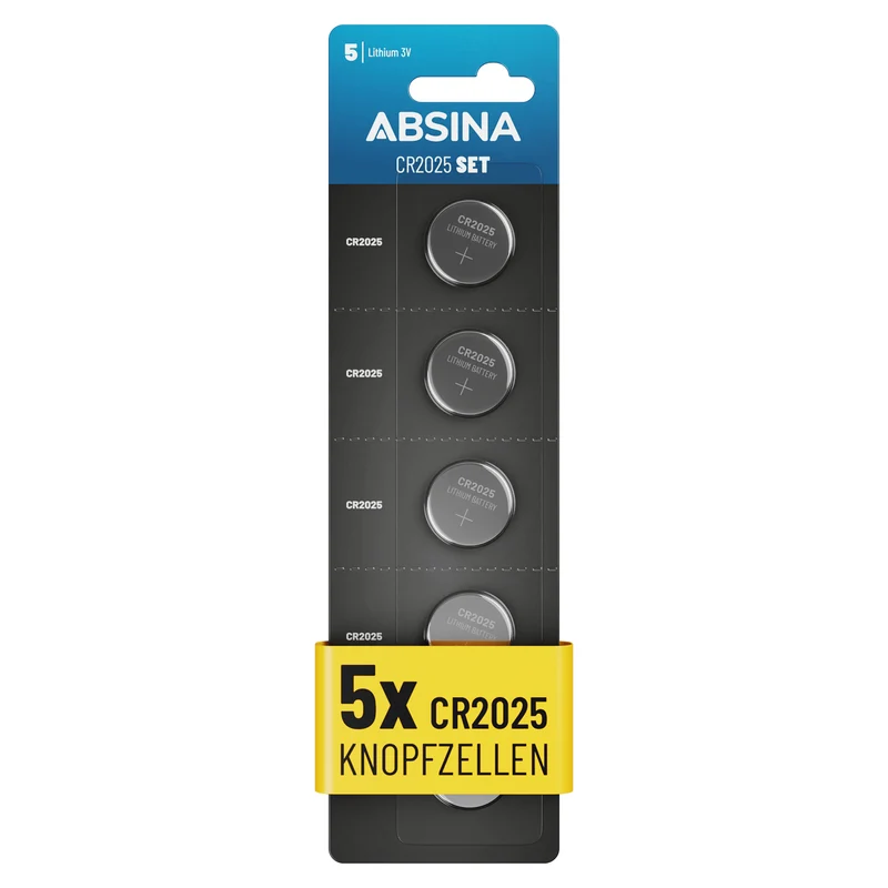 CR2025 Knopfzellen, 3 V Lithium
