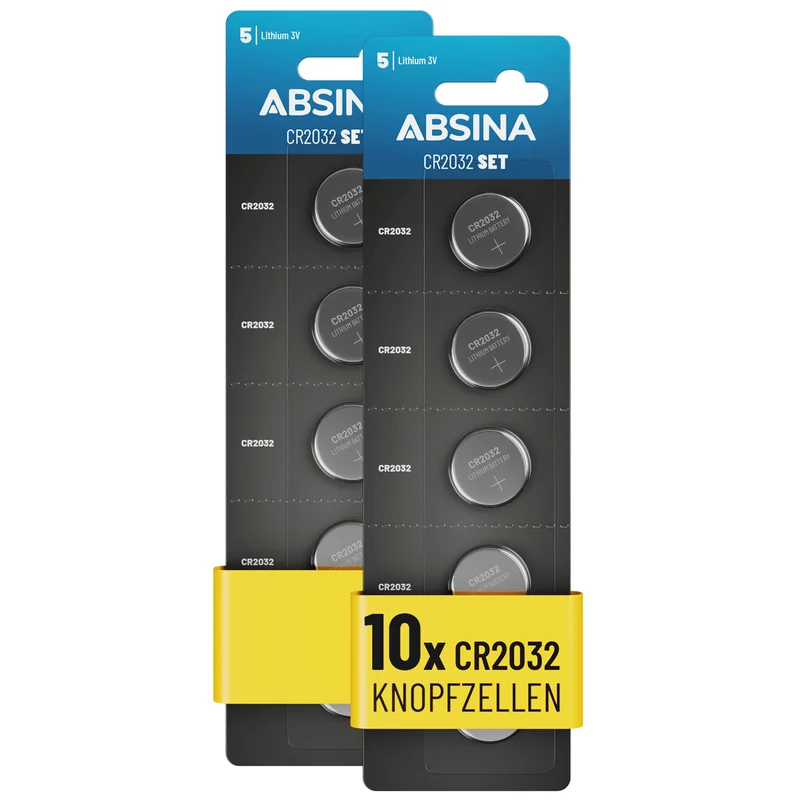 CR2032 Knopfzellen, 3 V Lithium