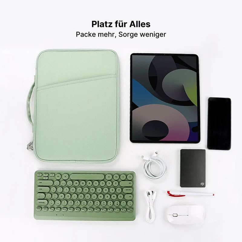 Nylon MacBook-Tasche mit Kratzfestem Innenraum - 11", 13"