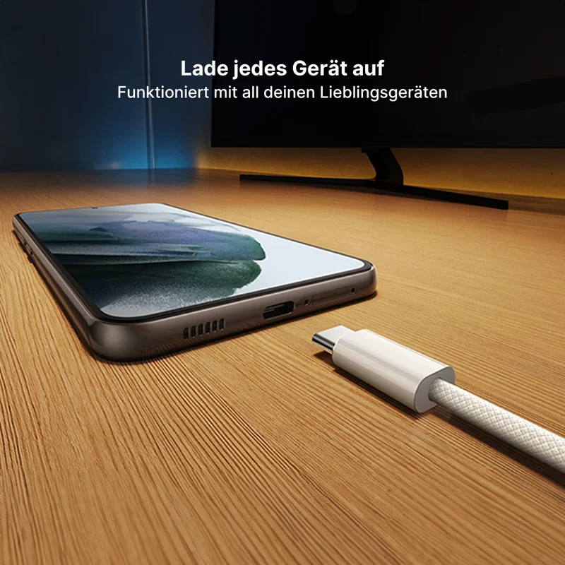 60W Typ-C zu Typ-C Kabel