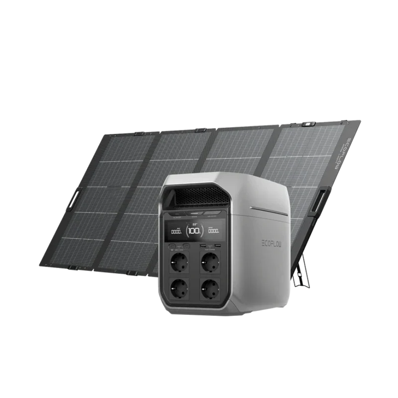 ECOFLOW Delta 3 PLUS + 400W Solar Panel Bundle