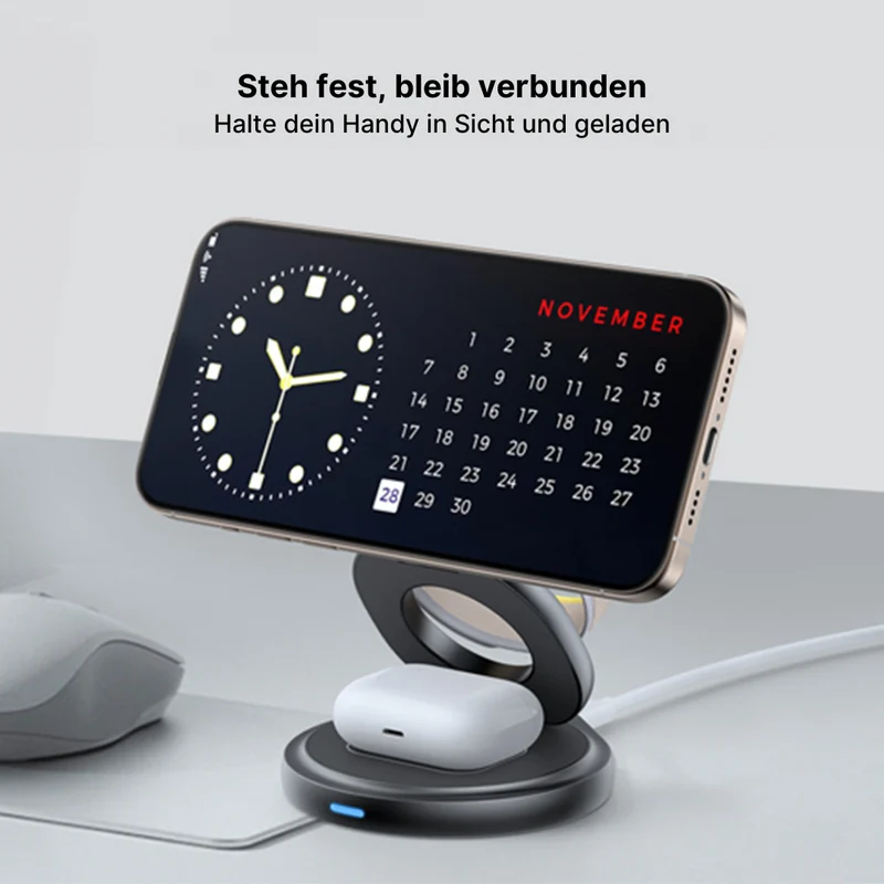 FlexCharge 3-in-1 Magnetisches Kabelloses Ladegerät