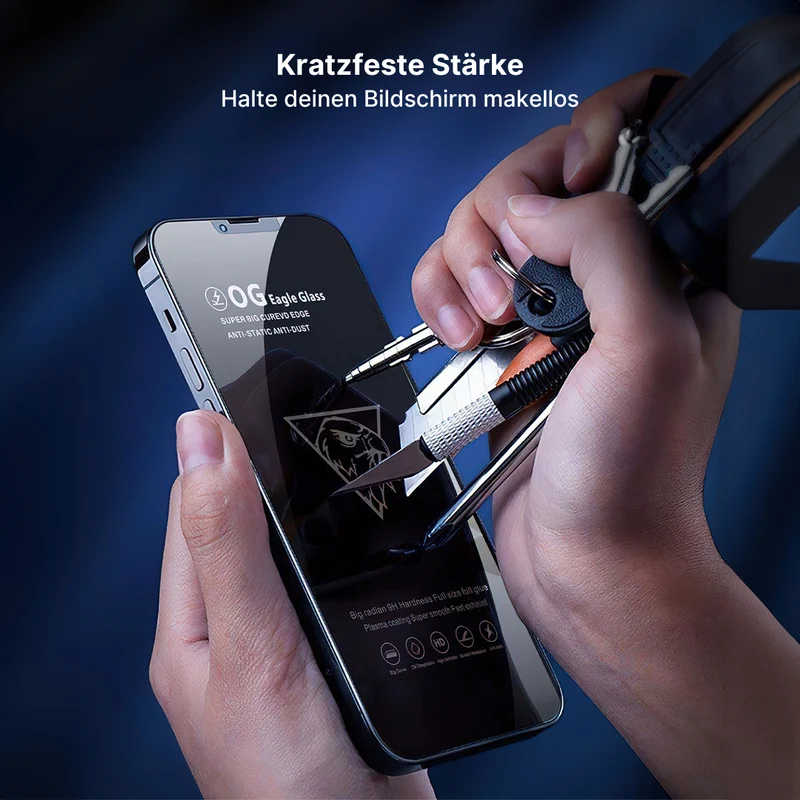 Panzerglas Displayschutz für iPhone