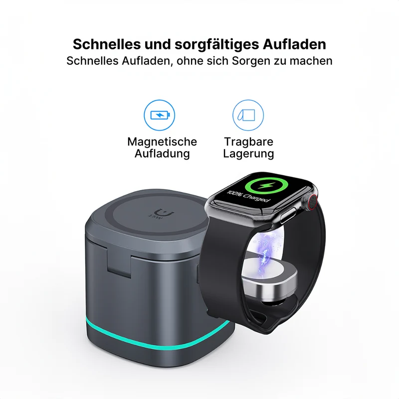 3-in-1 Apple Ladestation