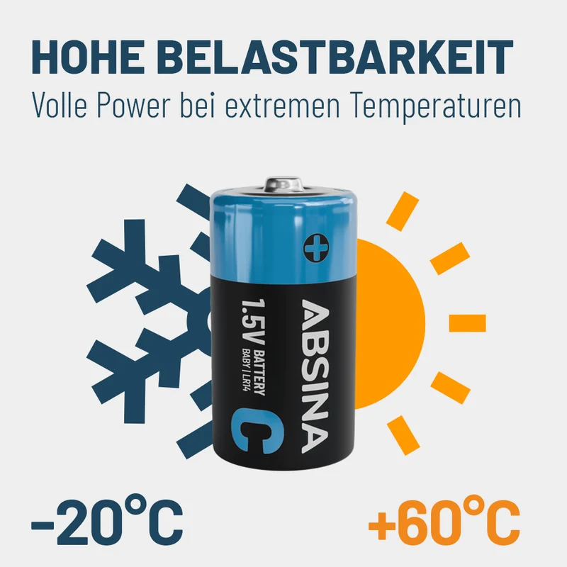 Baby C Batterien (LR14), 1,5 V Alkaline