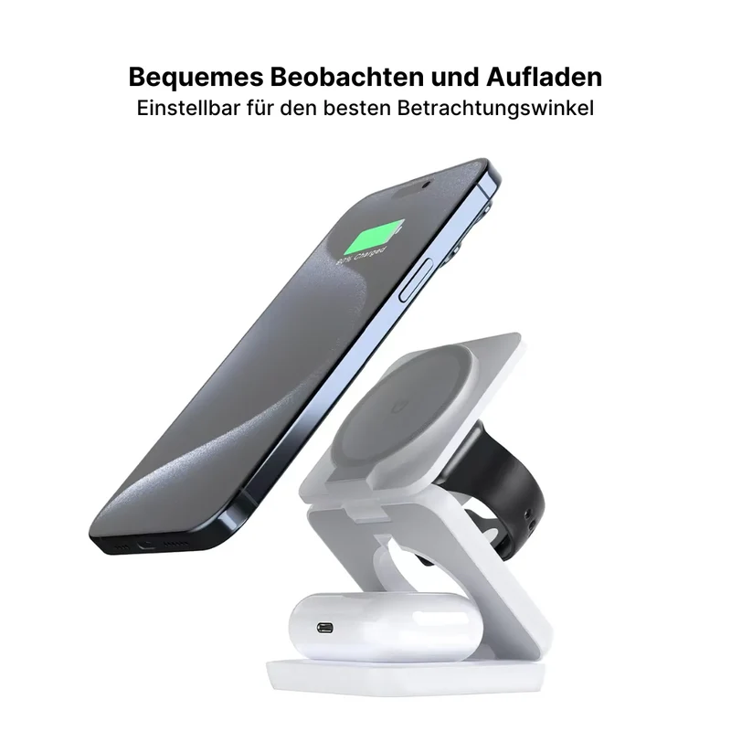 Trio 3-in-1 Faltbare Kabellose Ladestation
