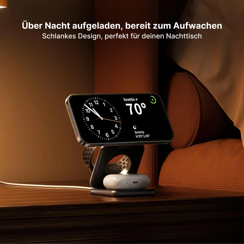 Trio 3-in-1 Faltbare Kabellose Ladestation