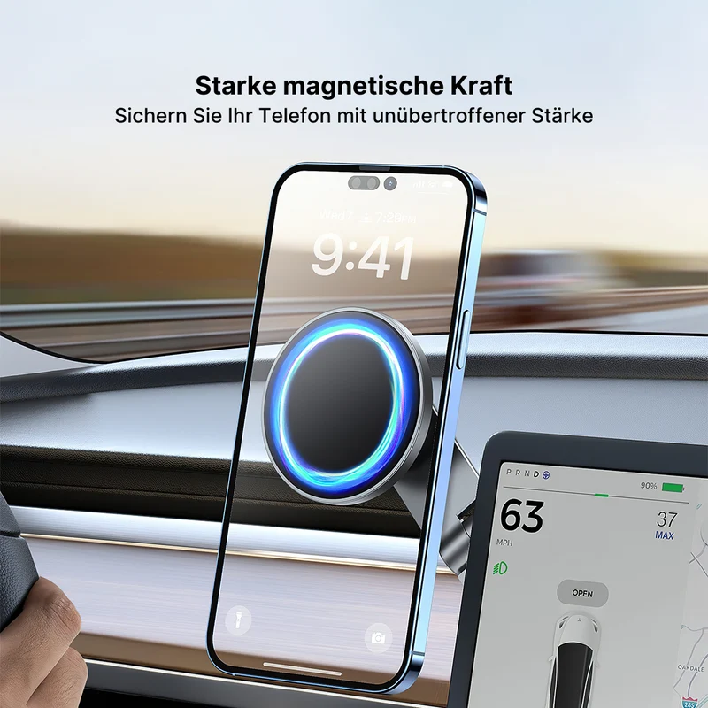 MagSafe Halterung für iPhone am Laptop