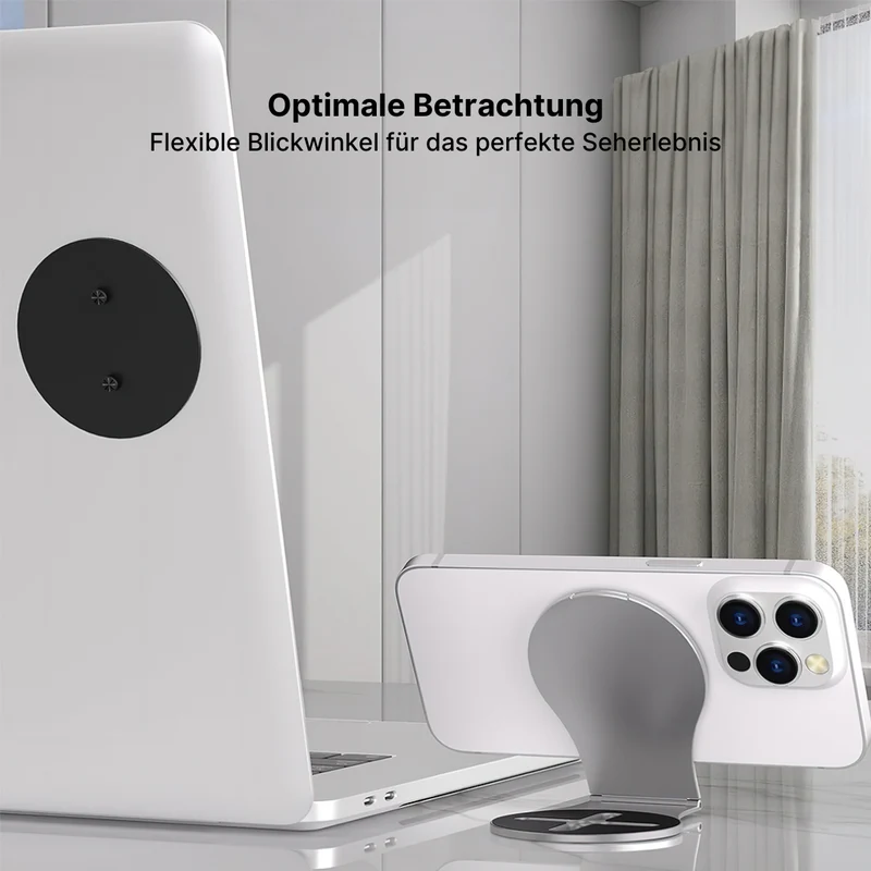 MagSafe Halterung für iPhone am Laptop