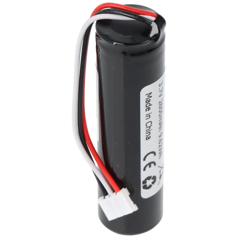 3,7V 2600mAh 18650 Li-Ionen-Akku mit BMS 26J-Kabel und Stecker
