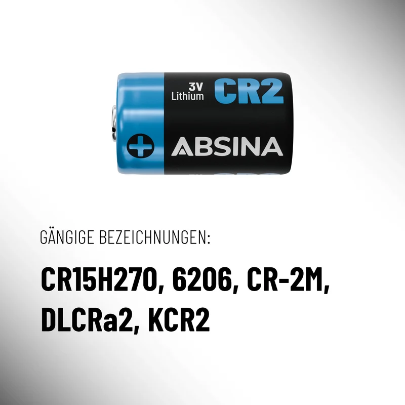 CR2 Batterien, 3 V Lithium