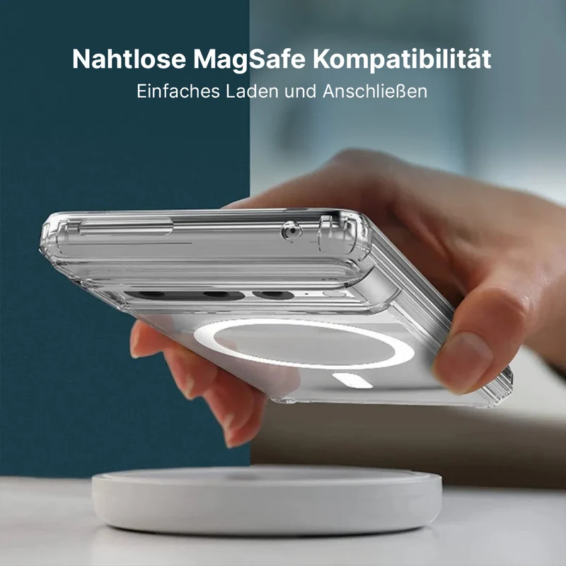Durchsichtige MagSafe-Hülle für Google Pixel