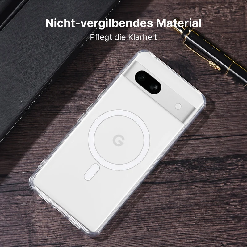 Durchsichtige MagSafe-Hülle für Google Pixel