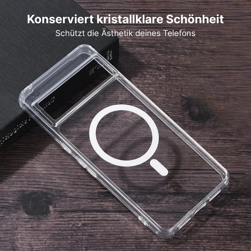 Durchsichtige MagSafe-Hülle für Google Pixel