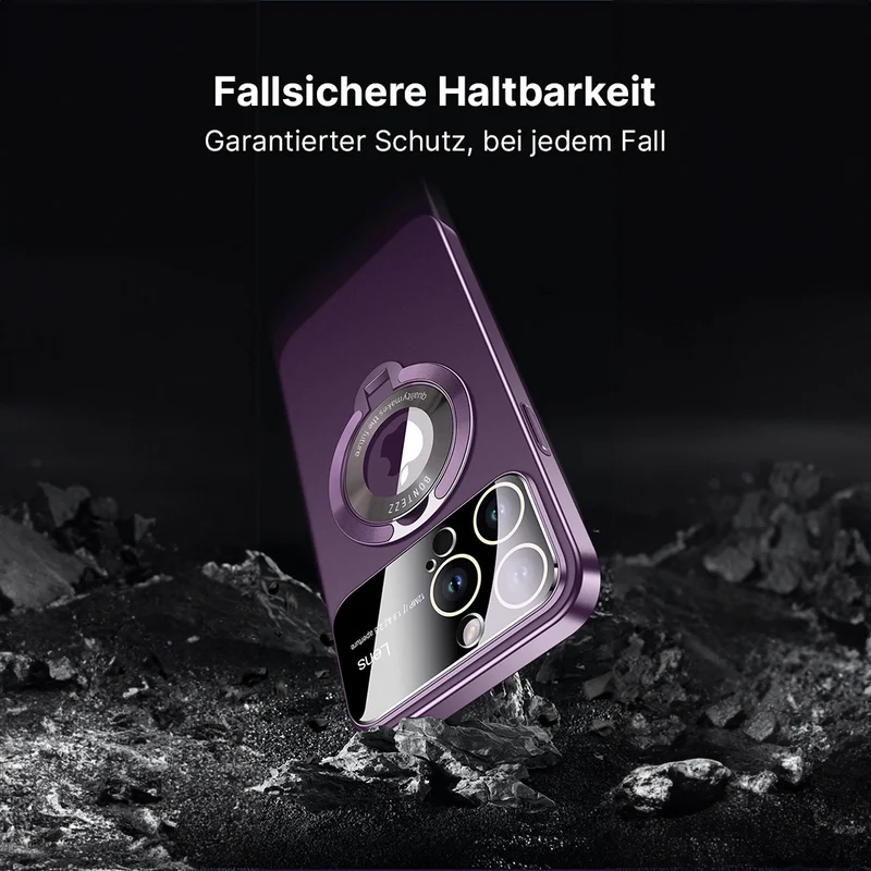Matte iPhone-Hülle mit Ständer und Griff