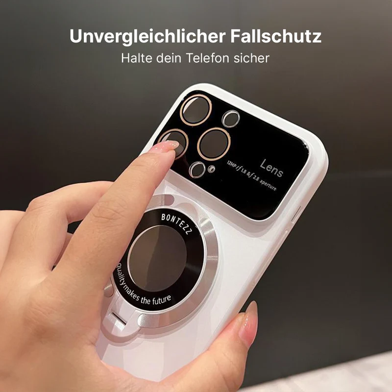 Matte iPhone-Hülle mit Ständer und Griff