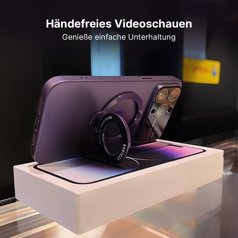 Matte iPhone-Hülle mit Ständer und Griff