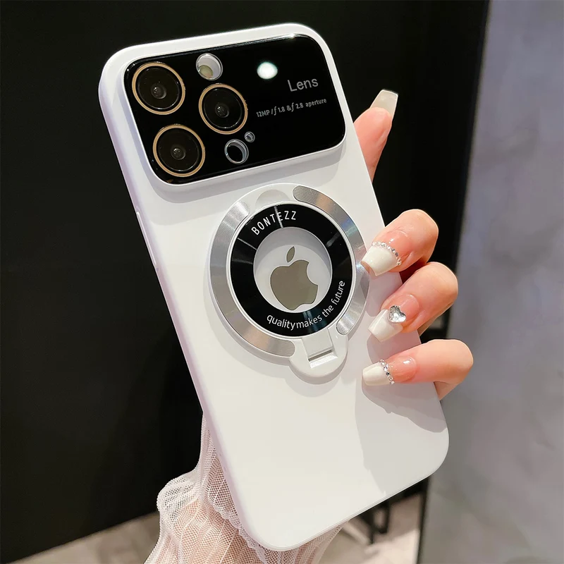 Matte iPhone-Hülle mit Ständer und Griff