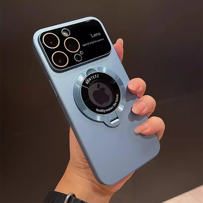 Matte iPhone-Hülle mit Ständer und Griff