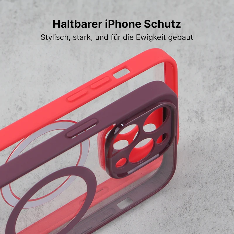 Klare MagSafe-iPhone-Hülle aus Acryl