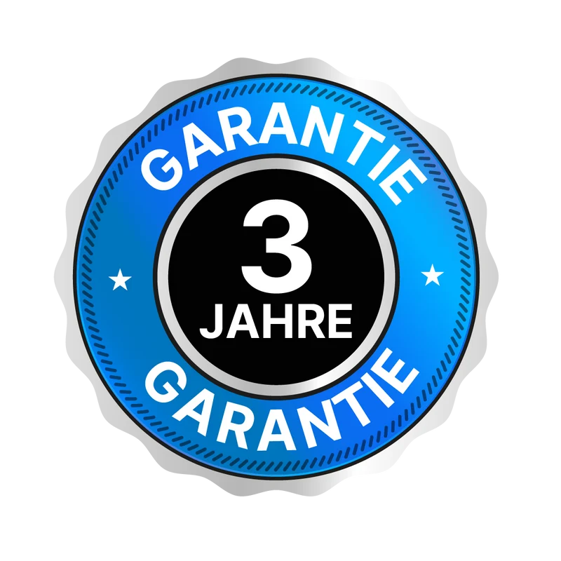 3 Jahre erweiterte Garantie