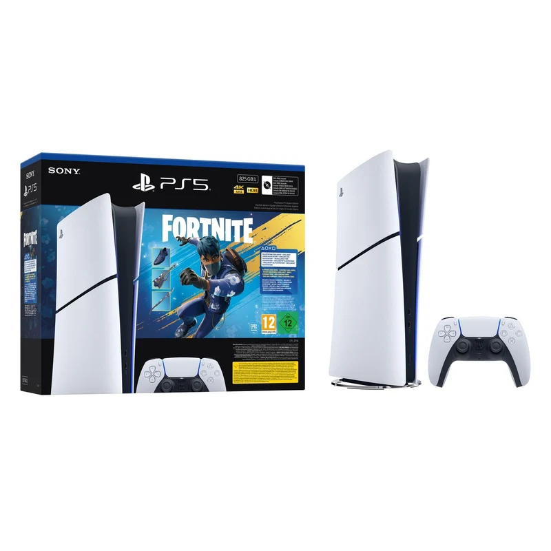 Sony PlayStation 5 Digital Edition - Fortnite Flowering Chaos Bundle 825 GB WLAN Schwarz, Weiß