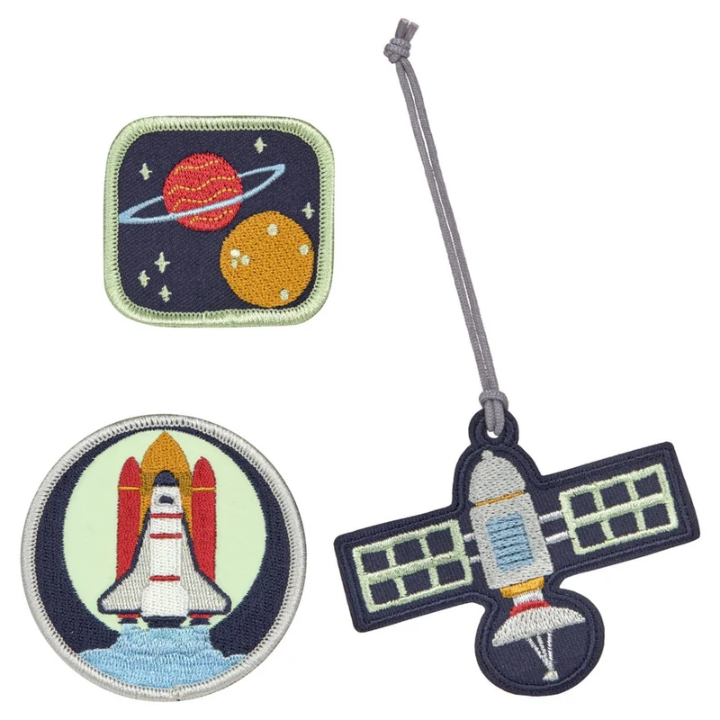 Lässig Zubehör School Patches Set - Colgante/Parches (Space)