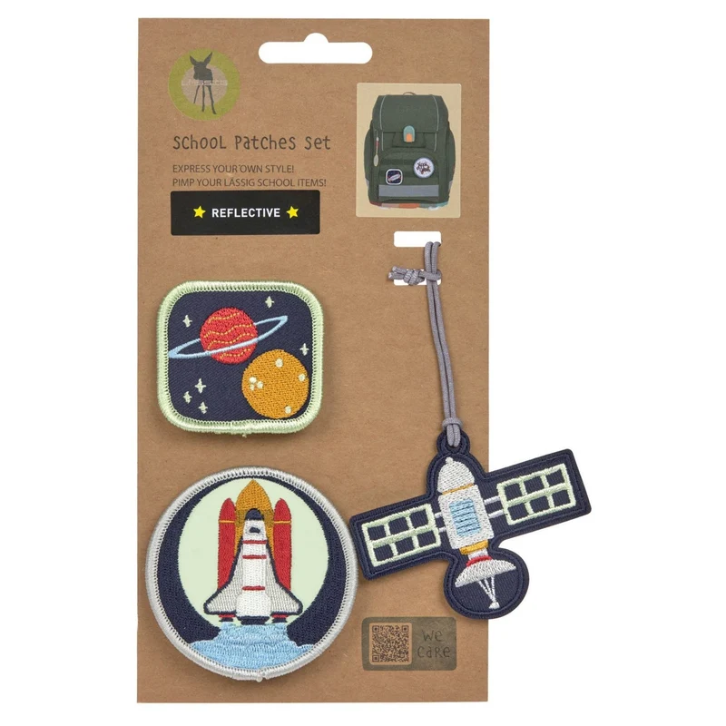 Lässig Zubehör School Patches Set - Colgante/Parches (Space)