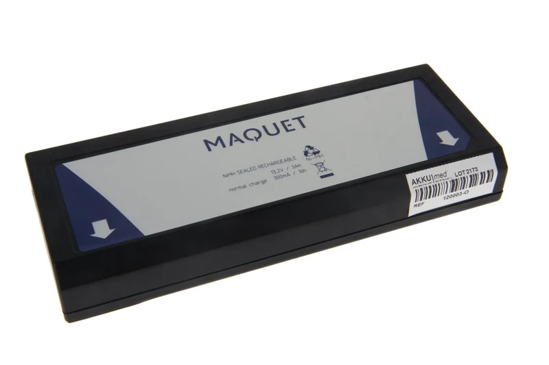 Maquet Original NiMH Akku für motorische Kopfplattenverstellung 1002.74A0 - 13,2V 3000mAh 185x71x25 mm