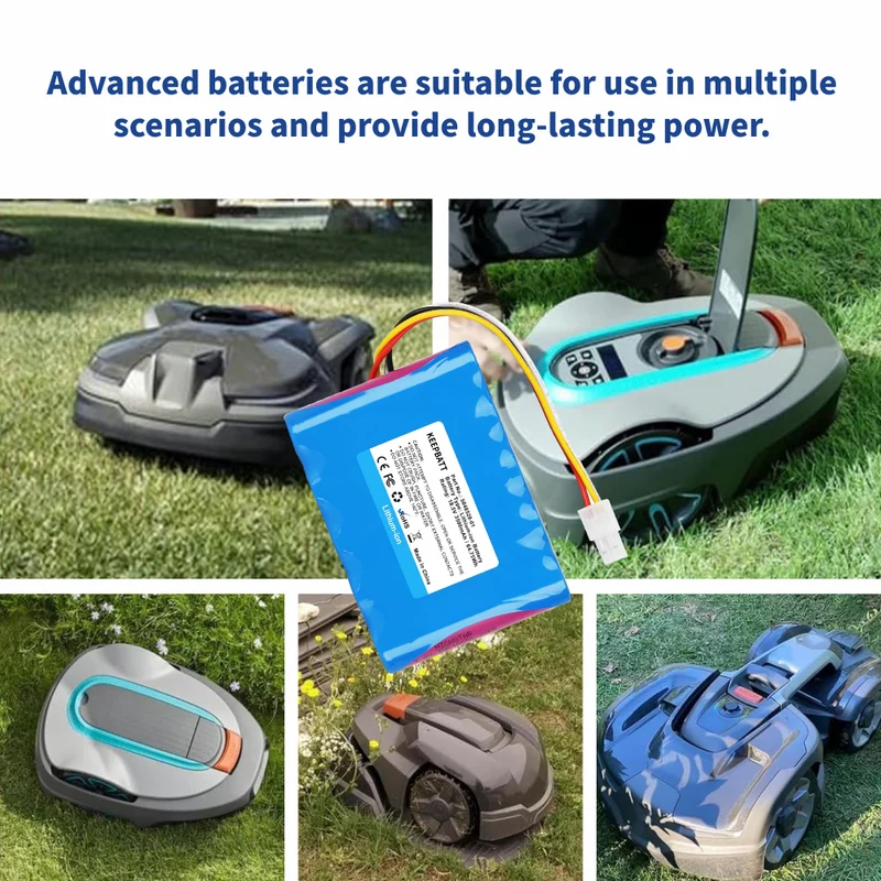 KEEPBATT 18,5V 3500mAh Li-Ionen-Ersatzakku Für Gardena Sileno R100Li R130Li R160Li
