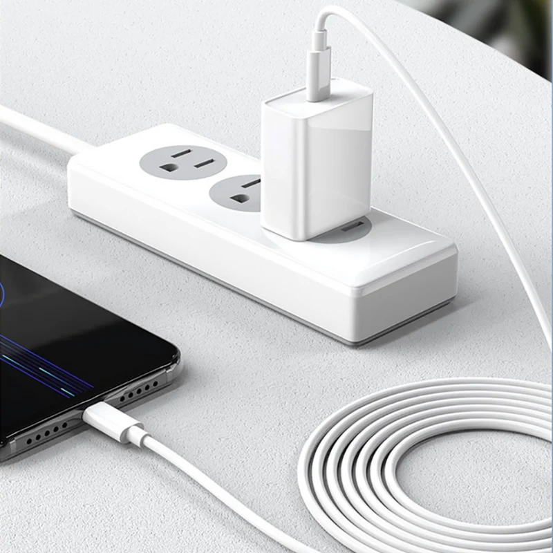 Schnellladendes USB Typ-C zu Typ-C Stromkabel (2 Meter)