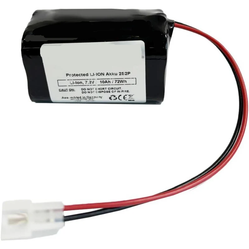 7,4V 10000 mAh Li Ionen Akku für Taschenlampen Lupine MyTinySun Sigma Basic