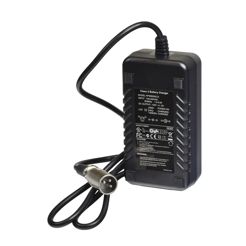 24V 2A XLR-Li-Ionen-Akkuladegerät Für Den Elektrorollstuhl EZ Lite Cruiser