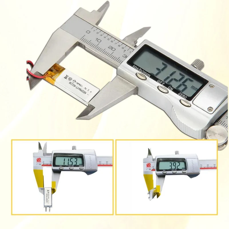 KB-LP401230 3,7V 120mAh Lipo-Akku 401230 125mAh Lipo Polymer Akku