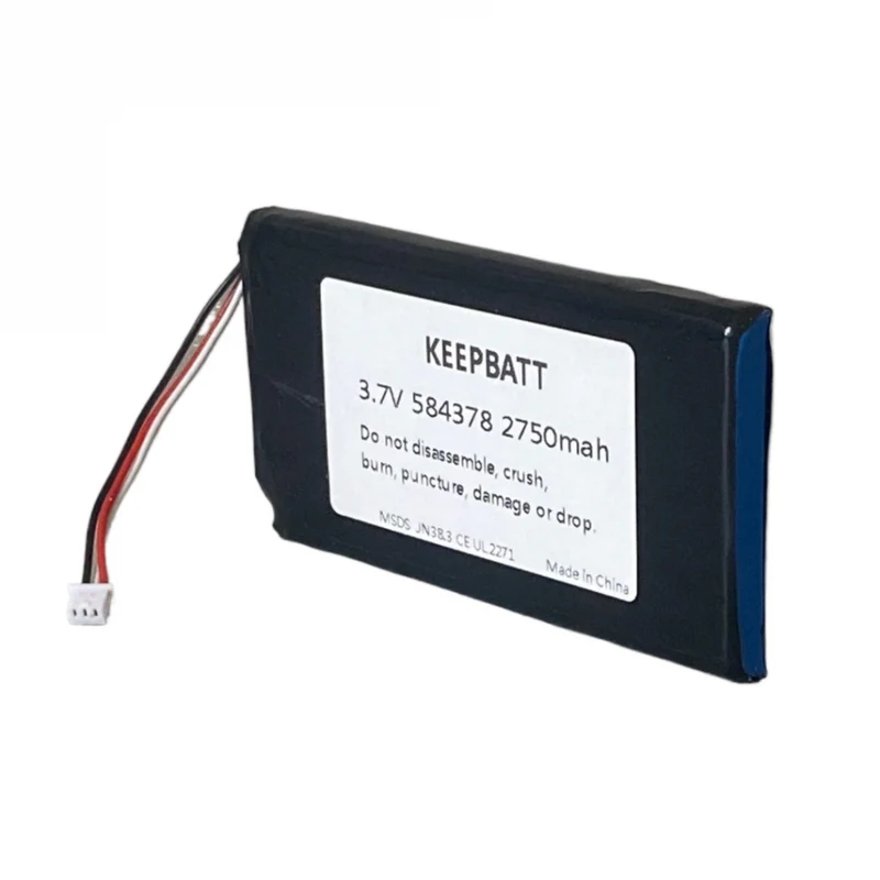3,8V 2570mAh Ersatz-Polymer-Lithium-Akku Samsung 584378 Mit 3-adrigem PCB