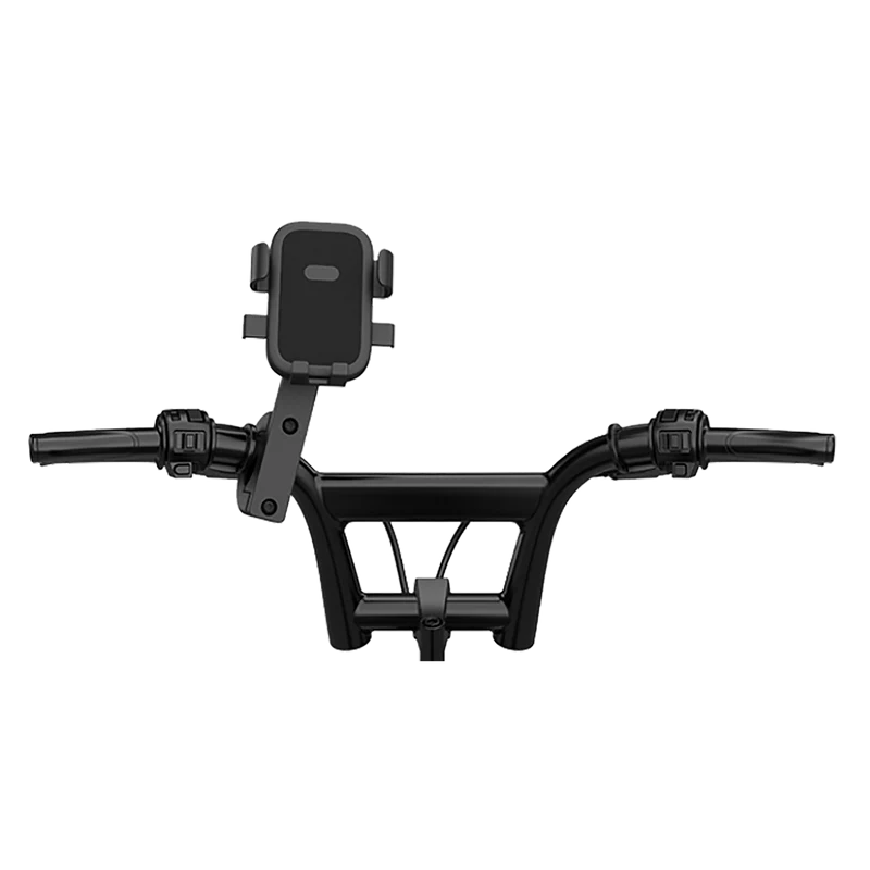 Fahrrad Handyhalterung "Comfort" - Einhandbedienung - mechanische Verriegelung - 67 mm - 95 mm Breite - schwarz