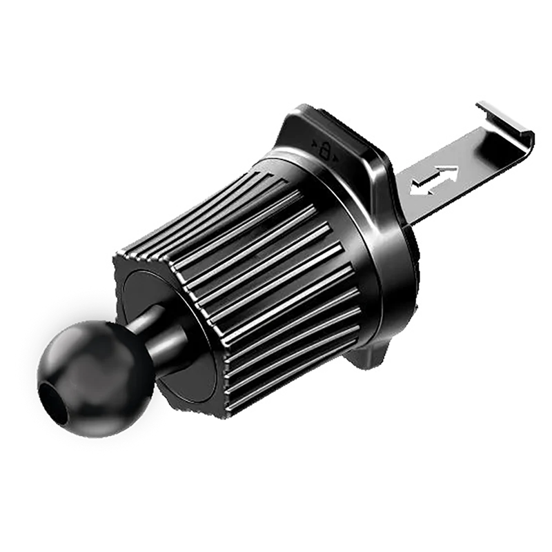 Universal Magnethalter "AirClip" - MagSafe kompatibel - inklusive Metallring zur universellen Nutzung - schwarz