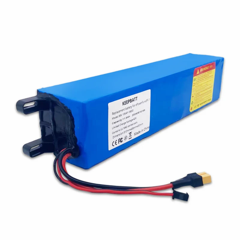 EU-Versand 36V 11.6AH 10S4P Ersatzakku für ePowerFun ePF-1/ ePF-1 PRO E-scooter 250W 350W 500W