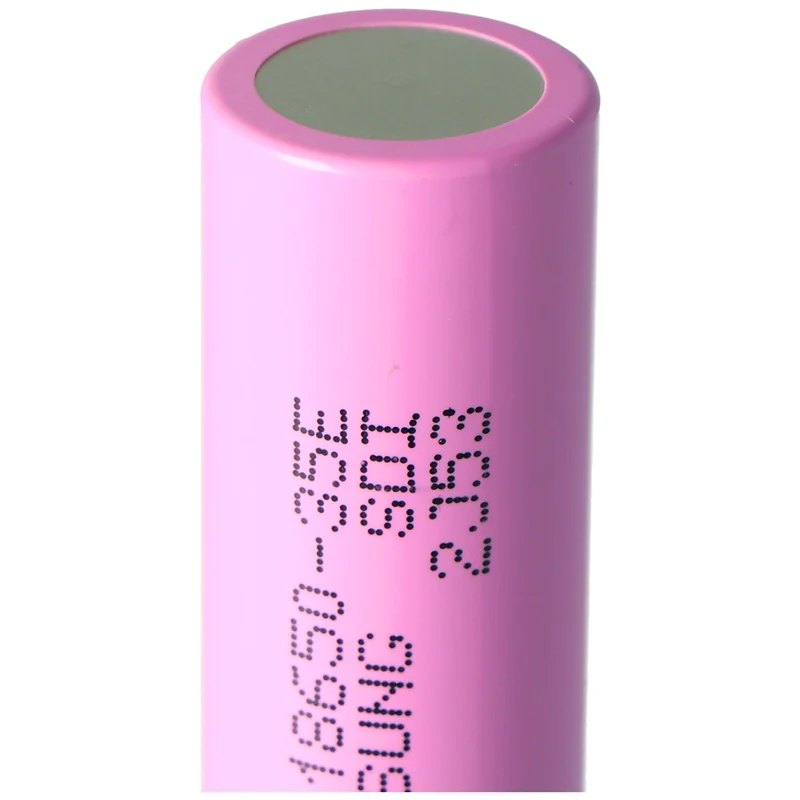 INR18650-35E 3,6 Volt Akku 3500mAh 18,55x65,25mm flacher Pluspol auswählbar mit oder ohne Lötfahnen