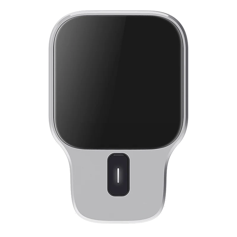 Universal Magnethalter "AirClip Charge" - MagSafe kompatibel - 15 W Wireless Charging - Lüftungsschlitz - silber