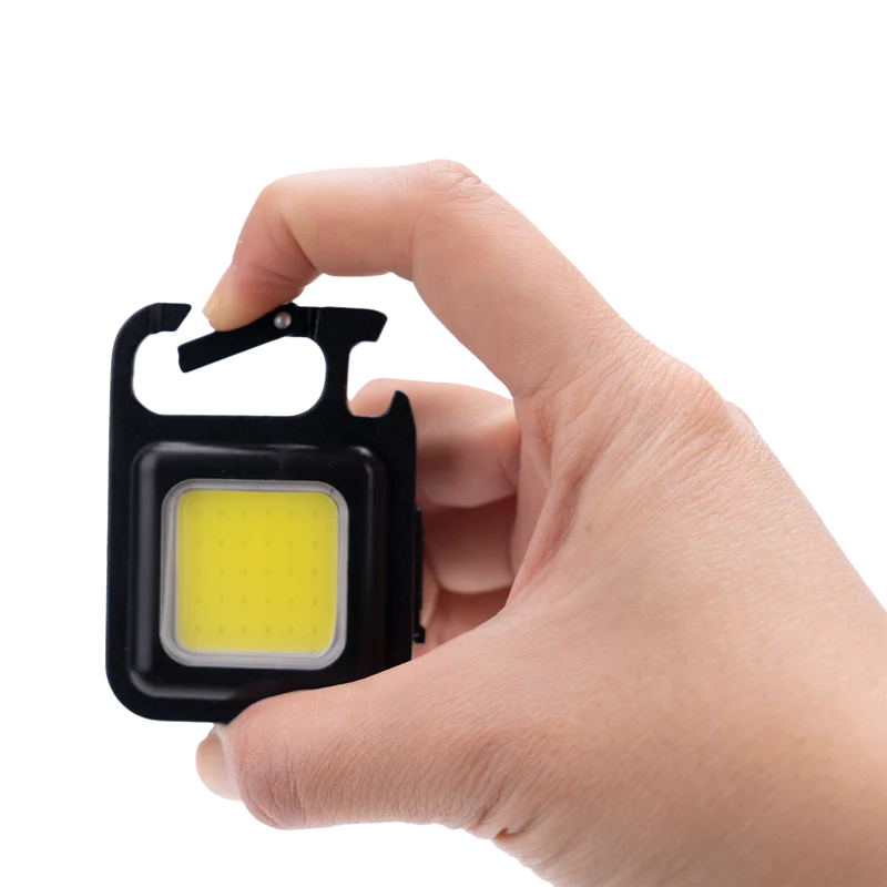 LED Multifunktionsleuchte "Akkuclip" - aufstellbar - hängbar - Magnet auf der Rückseite - ultrahell