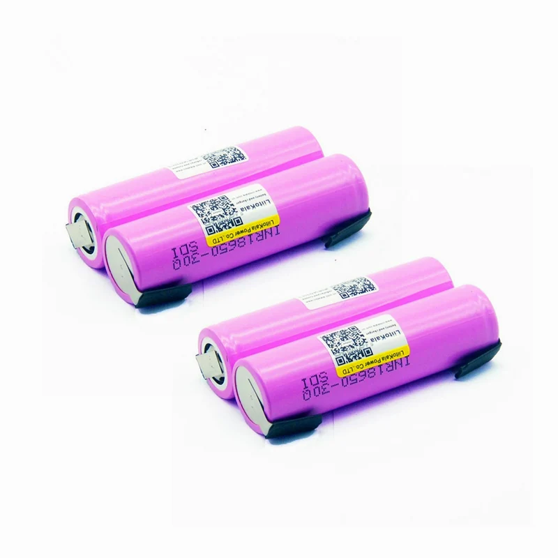4pcs 18650 3000mAh Akku INR18650 30Q 20A für DIY nicke