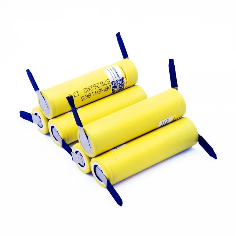 6pcs 18650 he4 3.6V Akku 2500mAh 20A 35A hoher Stromverbrauch HE4 18650 Akku Elektrowerkzeug