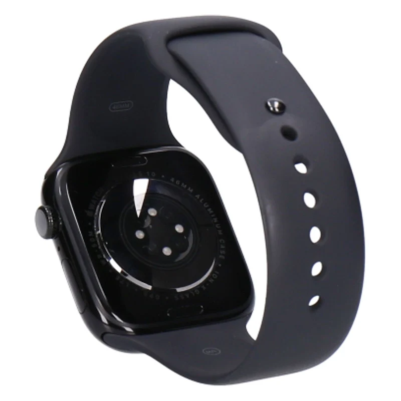 Apple Watch Series 10 46mm GPS + 4G Diamantschwarz Aluminiumgehäuse, Sportarmband Schwarz M/L
