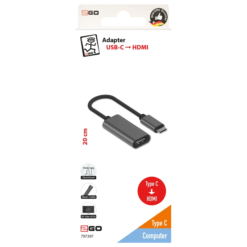 Adapter USB Type-C HDMI