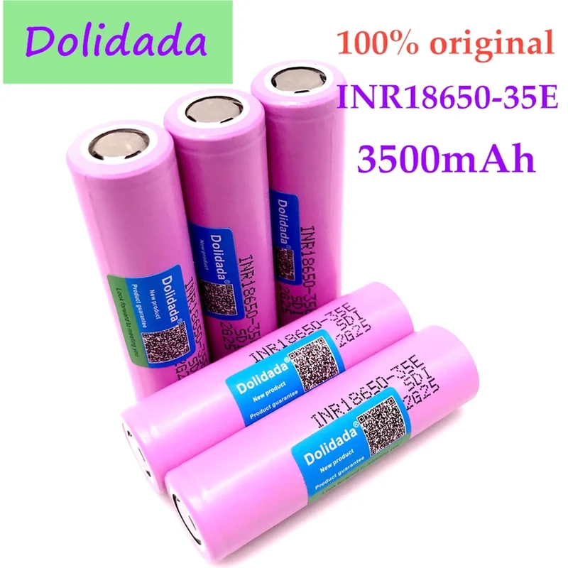 4pcs 3,7v INR18650 35E 3500mAh 20A entladung Li-Ion rechargable batterie
